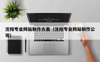 朝阳沈阳专业网站制作方案（沈阳专业网站制作公司）
